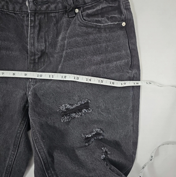 Ban-Jara Black ripped Rhinestone Jeans size 5/26 New - Picture 9 of 9